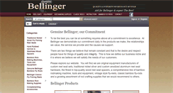 Desktop Screenshot of genuinebellinger.com